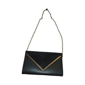 Aldo Black Crossbody Bag with Gold Accents